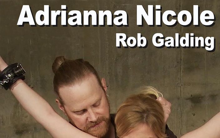 Edge Interactive Publishing: Rob Galding e Adrianna Nicole BDSM fodem grampos