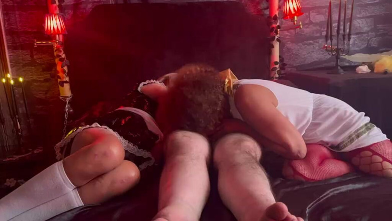 Lanista_Bear: Part 4:- Lanista Bear Has Maid Jayne Bring in the New...
