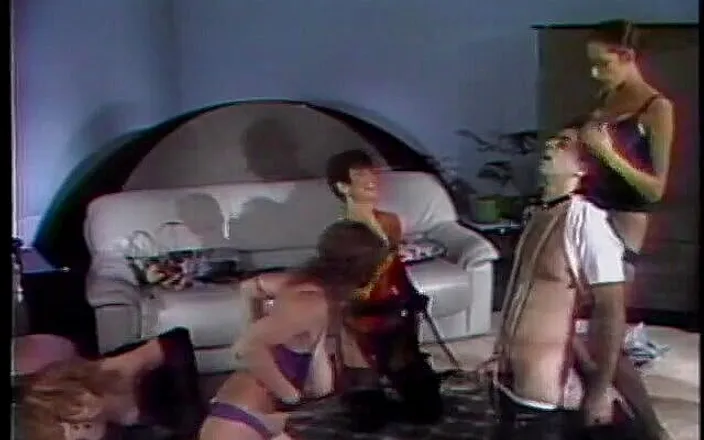 Project Femdom: Hot randy lesbian chicks group teasing