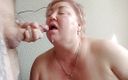 Sweet July: मोटी महिला के साथ डॉगी स्टाइल सेक्स और उसके मुंह में वीर्य