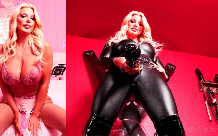 Brittany Andrews: 女主调教女神布列塔尼安德鲁斯假阳具操她紧致的屁股和阴户！