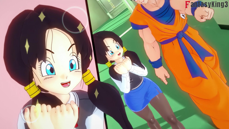 Fantasy king: Android 18 соблазняет Гохан в университете - Dragon Ball Zex серия