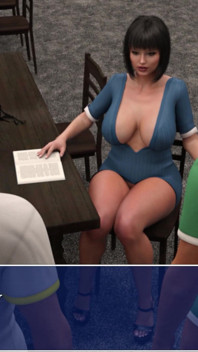Vreemdgaande vrouw neukt twee jongens in een bibliotheek. Ze krijgt wat dubbele penetratie creampie Lily of the Valley, deel 29