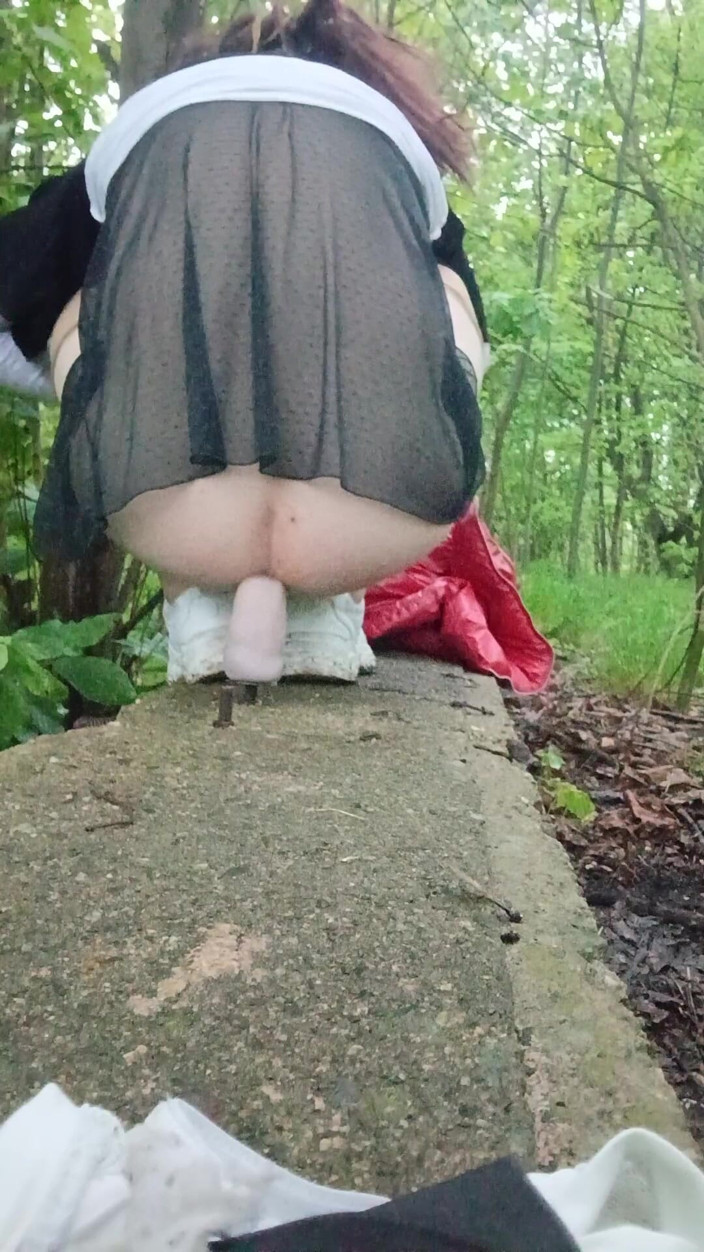 GabriellaGabiSuka: Künstlicher Hahn im Wald