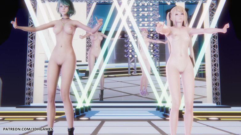 3D-Hentai Games: [MMD] 爽快奪回 Солнечный свет Мари Роуз Tamaki сексуальный обнаженный танец, Доа хентай без цензуры, 4K 60fps