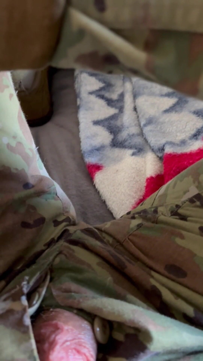 Gay Soldier Stuff: Soldier Relaxing on a Friday - of Course It Will Involve...