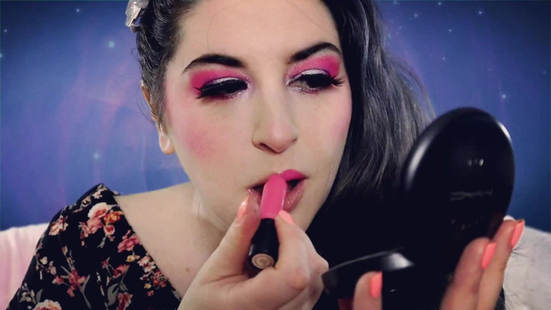goddessjoules: Pleksiglas asmr'da pembe ruj