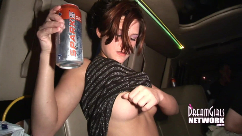 Dream Girls: Pussy licking limo ride