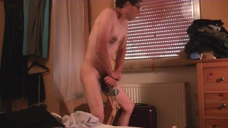 Mark Hannes: Blue Fleshlight Fuck Melancap