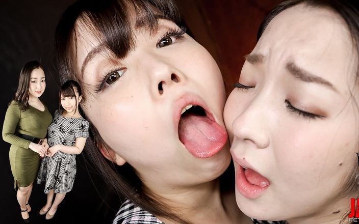 Japan Fetish Fusion: Damens urval: Niina och Kurumis sensuella andningsbyte