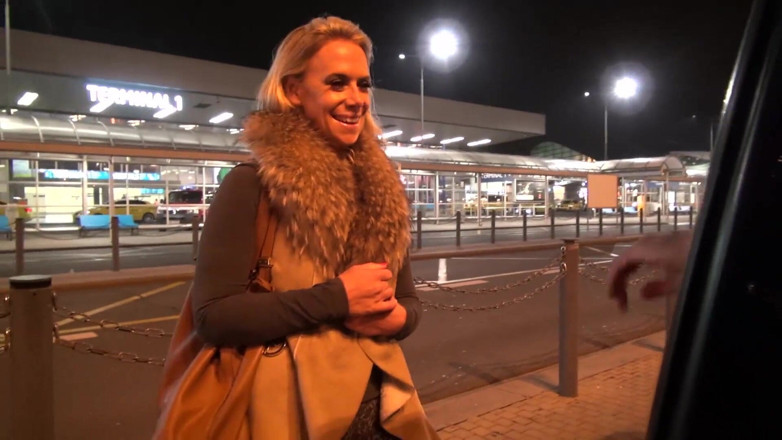 Take Van: Big titty Milf airport pick up and fuck
