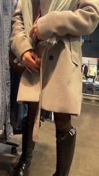 Tranny Girl Shopping in Hot Lingerie! Public Wanking and Pissing in Coffee!