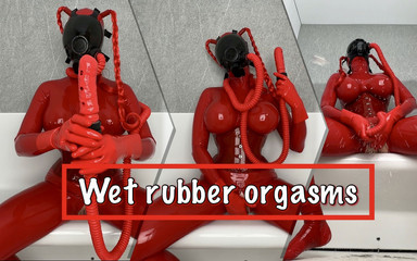 Miss_Fetilicious: Mokré gumové orgasmy