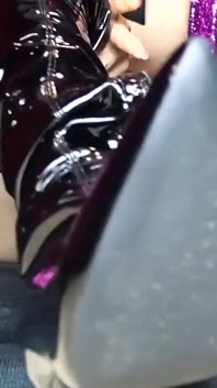 Sweat Small Feet Mistress Red Toenail Polish Female Domination Sensual