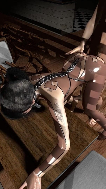 Fucking Eve Doggy Style After a Throat Fucking Her Stellar Blade Parody