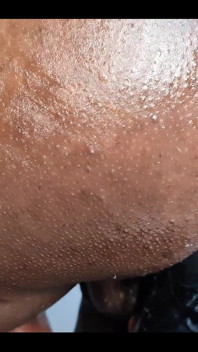 My ass, on the dildo close up