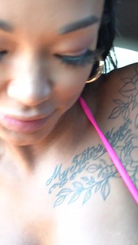 Gorgeous Ebony Babe - Harley Dean - F8 Ferrari Blowjob