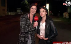 Young slut lets a strange guy fuck her in the car at a porn casting