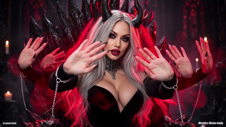 Goddess Misha Goldy: Ambas as portas terminam nos seus joelhos