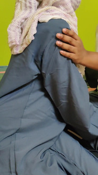 Beautiful Hijabi Girl Love to Move on Top of Big Dick