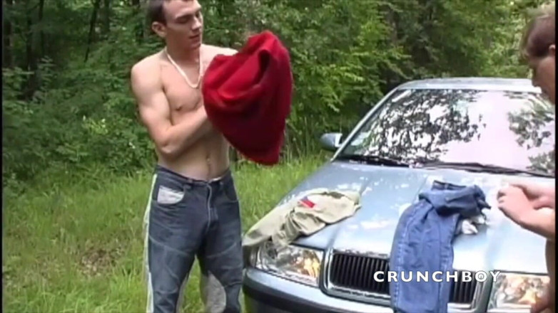 Slut twink used bareback by XXL cock: Dua awek muda seksi ditembus berkongkek exhib