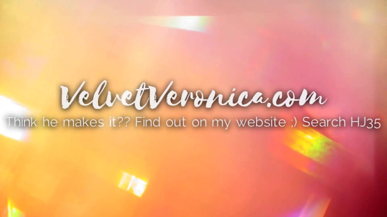 VelvetVeronica: Provocando e levando seu pau ao limite! Ele pode fazer...