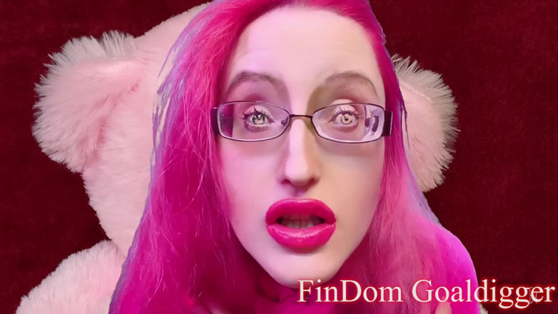 FinDom Goaldigger: Transformasi mainan merah muda plush yang bisa disetubuhi