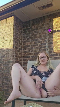 Risky Outdoor Strip Tease and Pleasure! + Bonus Clip