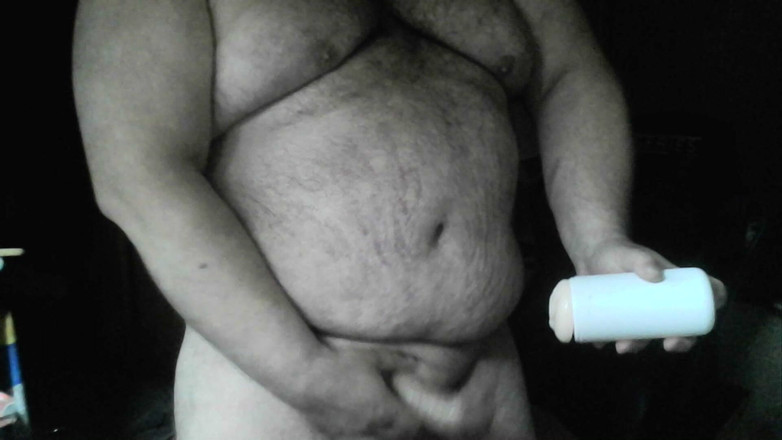 Jerking Perv: 가짜 보지를 따먹고 뜨겁게 사정할 때까지 자지를 존나게 따먹어