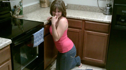Babe Stare: Misty strips off all her clothes for the camera