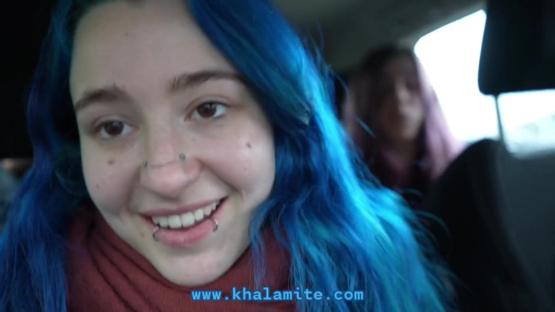 Khalamite: The Neighbor Surprises Us and Then Takes Us!! (vlog - French Threesome...