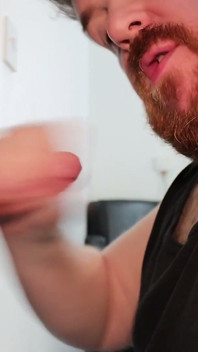 Fetter schwanz, gloryhole-blowjob