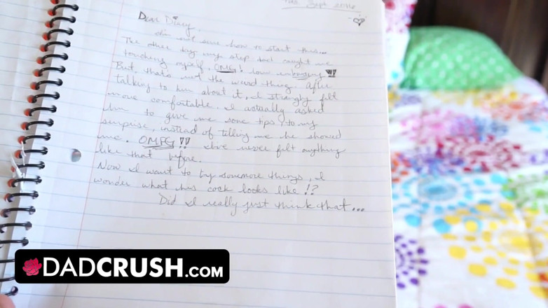 Dad Crush: DadCrush - naughty raven-haired babe skipped class and gets her wet...