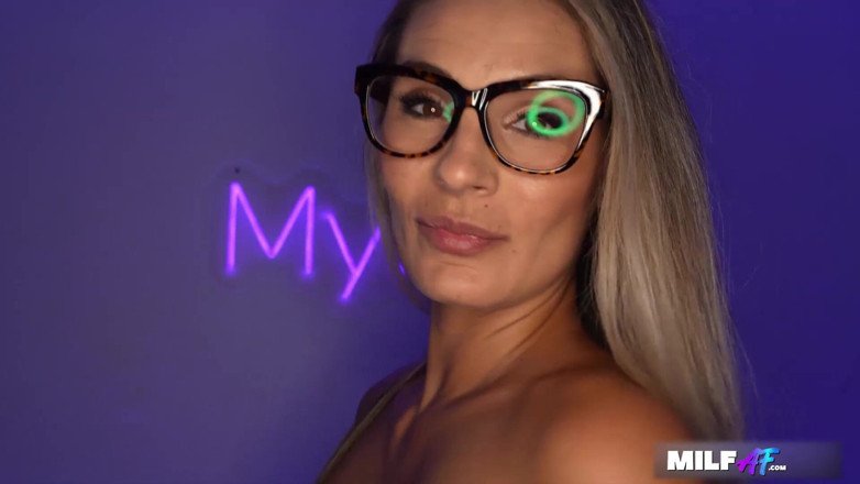 Milf AF: Glasses Wearing MILF Fucked and Messy Facialized - Mandy Rhea
