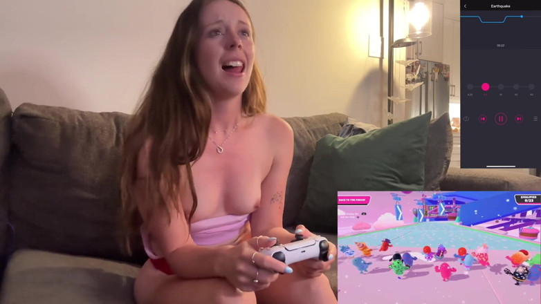 Nadia Foxx: Playing Fall Guys with My Lush in and Trying Not...