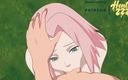 Hentai ZZZ: POV Sakura Giving Sasuke a Blowjob Hentai Naruto