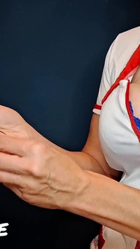 CFNM pielęgniarka obrzezanie napletka Roleplay ręczna robota