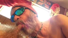 Blowing an Hairy Old Man