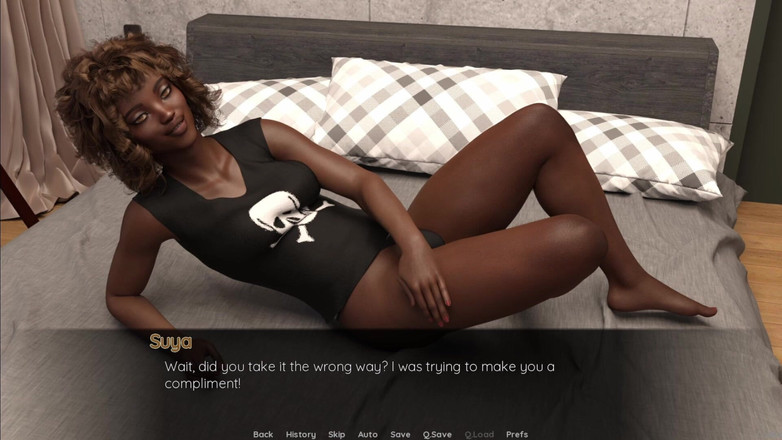 Femboy Maaya: Nelíbí se ti moje krátké nohy, Aye?