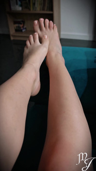 Love & Worship My Feet After My French Pedicure - Mistress Julia