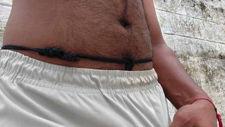KUMBHA MANOJ KUMAR: Washing the Bathroom in Xhard Village