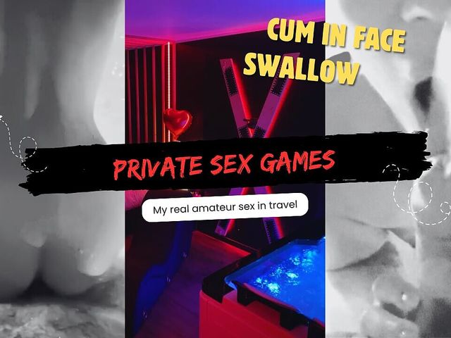 He Fucks Me in the Jacuzzi. He Cums on My Breasts and My Mouth. I Swallow It All. Best Dogging (Private sex games)
