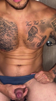 My Huge Cock Cumming with No Hands