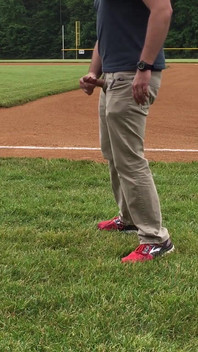 Jerking off on the Baseball Field by Home Plate