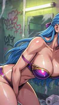 Nefertari Vivi a inspiré une bombasse coquine dans la salle de bain