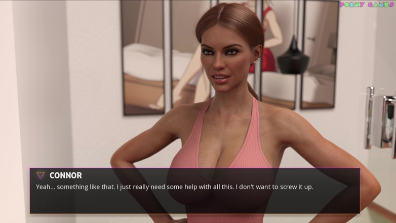 Porny Games: Paradise la miezul nopții de Lewdlab - oral adânc în gât pe...