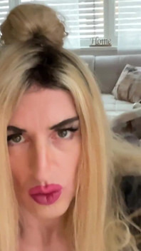 Titstranslady Jerks off Her Girl Cock