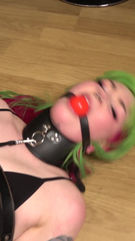 Mimi & Latina: Leather-bound Submission - Tight Bondage, Humiliating Gags, and Intense Domination