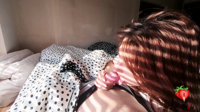 LittleMaisha: Morning with Abundant Ejaculation, Instead of Swallowing It She Spit...