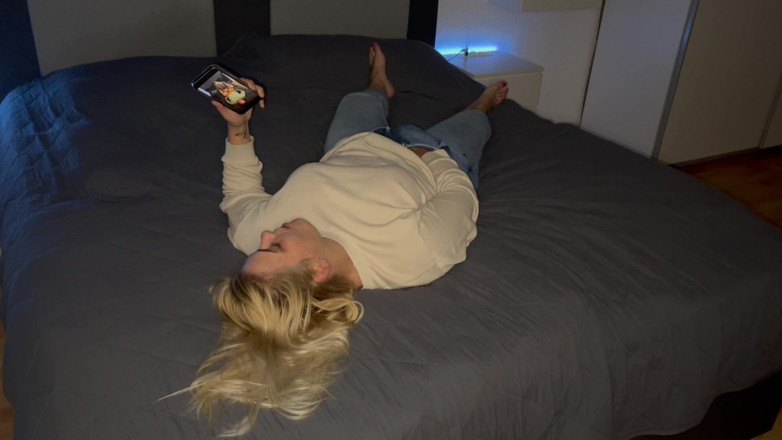 Bonieclydeerotik: Masturbation Porn Watching Horny Foreplay Blonde Wet Horny Aroused Pussy...
